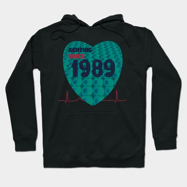 1989 Beating Since Hoodie by KateVanFloof